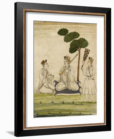 Trois religieuse krisnaïtes-null-Framed Giclee Print