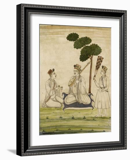 Trois religieuse krisnaïtes-null-Framed Giclee Print