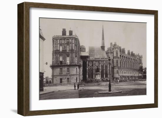 Trois vues du château de Saint-Germain-en-Laye et de l'église-Charles Marville-Framed Giclee Print