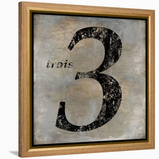 trois-Oliver Jeffries-Framed Stretched Canvas