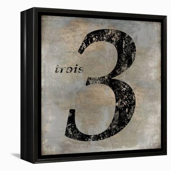 trois-Oliver Jeffries-Framed Stretched Canvas