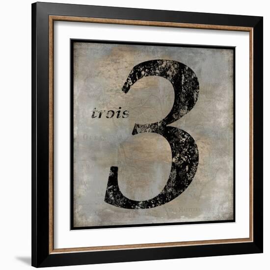 trois-Oliver Jeffries-Framed Art Print