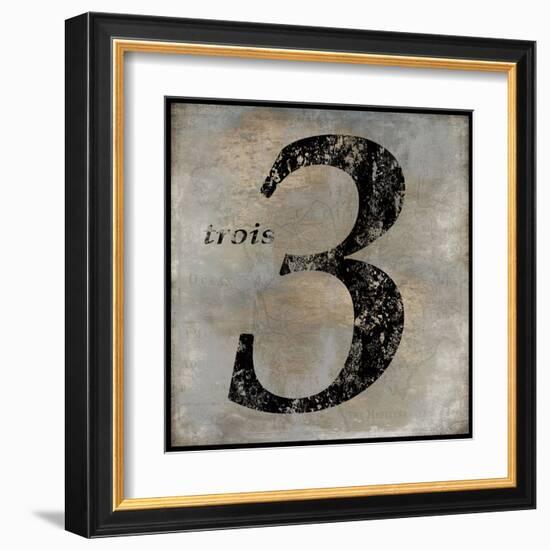 trois-Oliver Jeffries-Framed Art Print