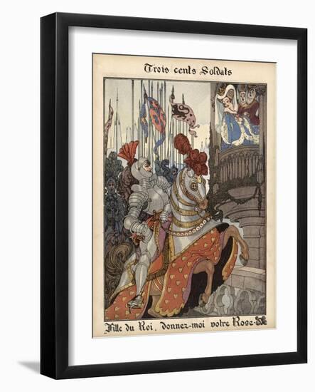 Troise Cents Soldats-Gerda Wegener-Framed Art Print