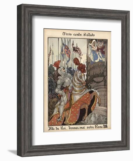 Troise Cents Soldats-Gerda Wegener-Framed Art Print