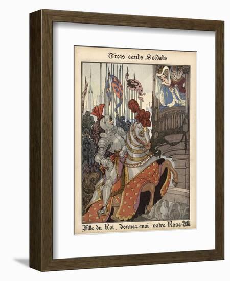 Troise Cents Soldats-Gerda Wegener-Framed Art Print