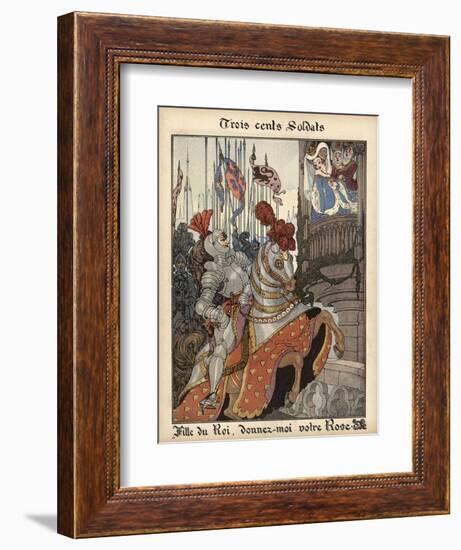 Troise Cents Soldats-Gerda Wegener-Framed Art Print