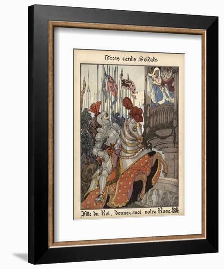 Troise Cents Soldats-Gerda Wegener-Framed Art Print