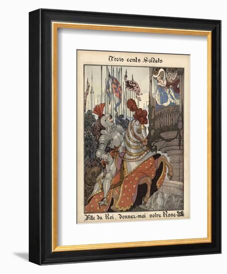 Troise Cents Soldats-Gerda Wegener-Framed Art Print