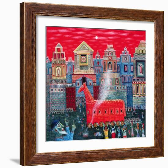 Trojan Horse, 2006-Tamas Galambos-Framed Giclee Print