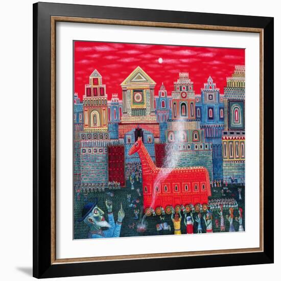 Trojan Horse, 2006-Tamas Galambos-Framed Giclee Print