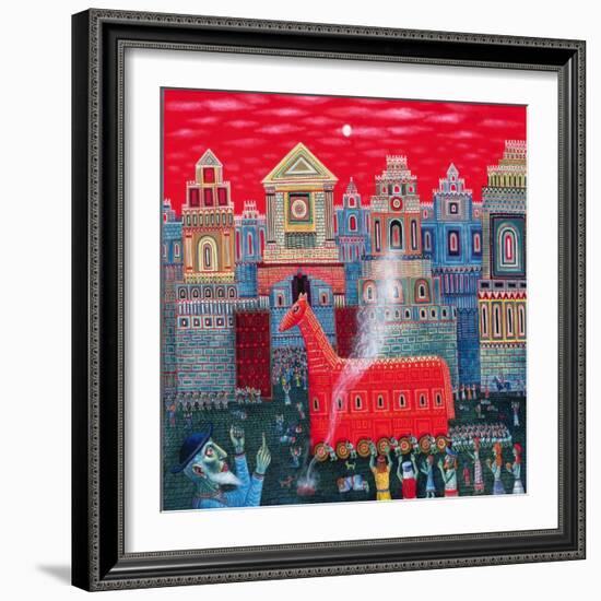 Trojan Horse, 2006-Tamas Galambos-Framed Giclee Print