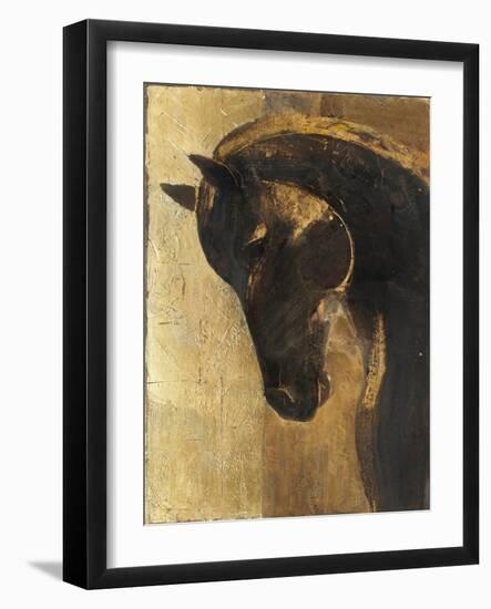 Trojan Horse II Gold-Albena Hristova-Framed Art Print