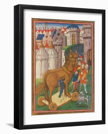 Trojan Horse-Science Source-Framed Giclee Print