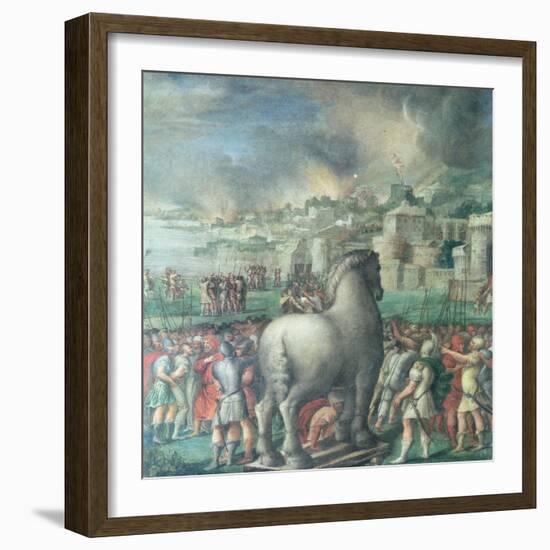 Trojan Horse-Niccolo dell' Abate-Framed Giclee Print