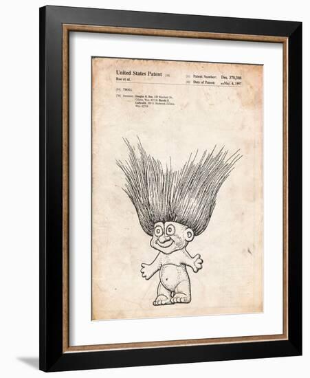 Troll Doll Patent-Cole Borders-Framed Art Print