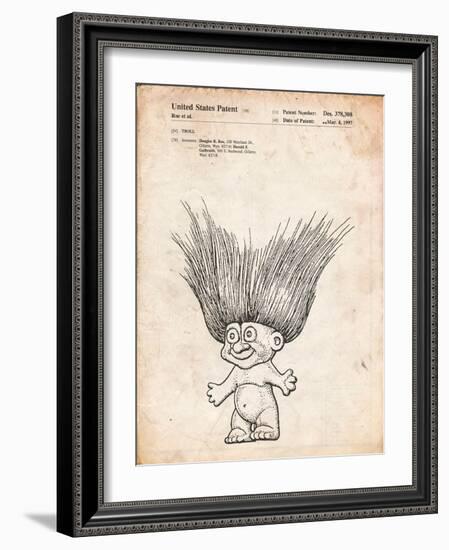 Troll Doll Patent-Cole Borders-Framed Art Print