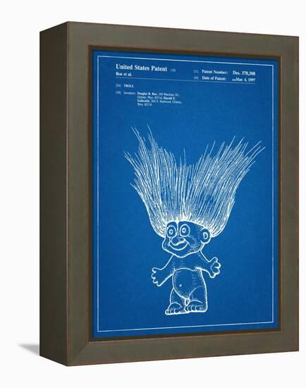 Troll Doll Patent-null-Framed Stretched Canvas