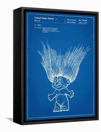 Troll Doll Patent-null-Framed Stretched Canvas