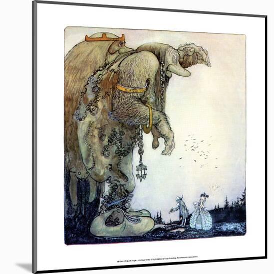 Trolls with People-John Bauer-Mounted Art Print