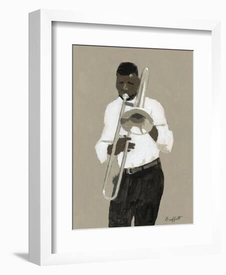 Trombone Player-William Buffett-Framed Art Print