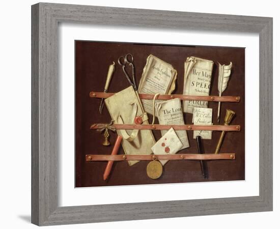 Trompe L'Oeil Composition-Edwaert Collier-Framed Giclee Print