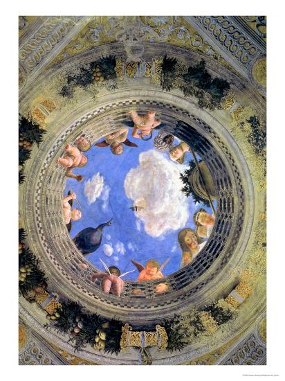 Trompe L Oeil Oculus In The Centre Of The Vaulted Ceiling Of The Camera Picta Or Camera Degli Sposi Giclee Print Andrea Mantegna Art Com Trompe L Oeil Oculus In The Centre Of The Vaulted Ceiling Of The Camera Picta Or Camera Degli Sposi Giclee Print Andrea Mantegna Art Com