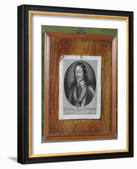 Trompe L'Oeil Still Life of a Print of Charles I-Evert Collier-Framed Giclee Print