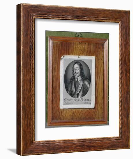 Trompe L'Oeil Still Life of a Print of Charles I-Evert Collier-Framed Giclee Print