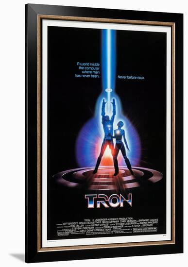 TRON, 1982-null-Framed Poster