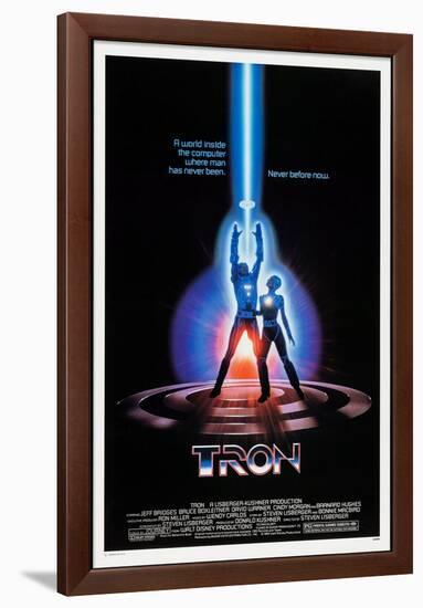 TRON, 1982-null-Framed Poster