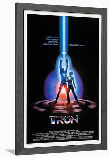 TRON, 1982-null-Framed Poster