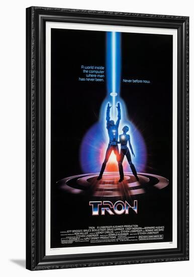 TRON, 1982-null-Framed Poster