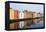 Trondheim, Norway, Old Warehouses Now Homes over the River-Bill Bachmann-Framed Premier Image Canvas