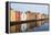 Trondheim, Norway, Old Warehouses Now Homes over the River-Bill Bachmann-Framed Premier Image Canvas