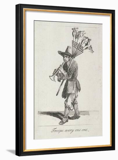 Troope Every One One, Cries of London-Marcellus Laroon-Framed Giclee Print