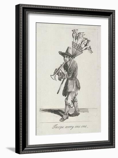 Troope Every One One, Cries of London-Marcellus Laroon-Framed Giclee Print