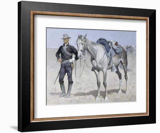 Trooper of the Plains-Frederic Sackrider Remington-Framed Giclee Print