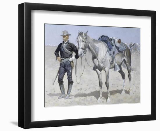 Trooper of the Plains-Frederic Sackrider Remington-Framed Giclee Print