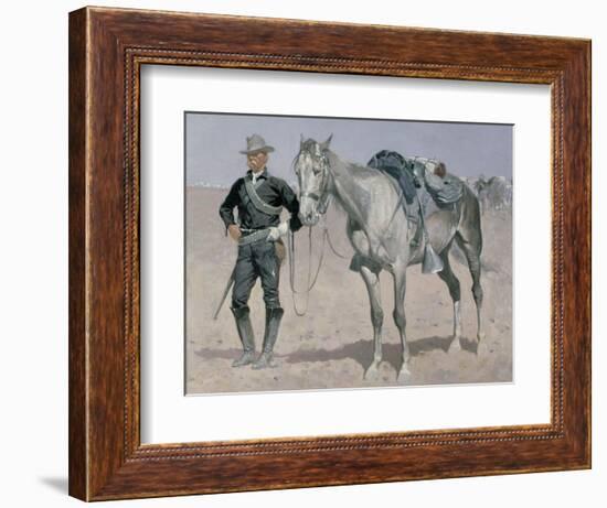 Trooper of the Plains-Frederic Sackrider Remington-Framed Giclee Print