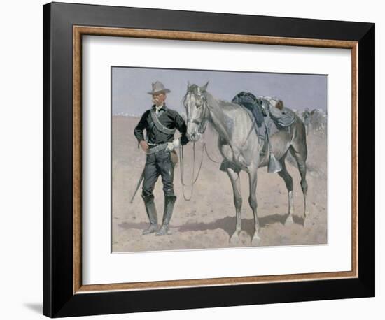 Trooper of the Plains-Frederic Sackrider Remington-Framed Giclee Print