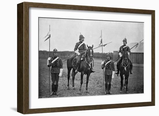 Troopers of the South Australian Cavalry, 1896-Gregory & Co-Framed Giclee Print