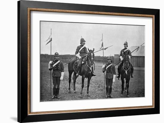 Troopers of the South Australian Cavalry, 1896-Gregory & Co-Framed Giclee Print