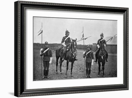 Troopers of the South Australian Cavalry, 1896-Gregory & Co-Framed Giclee Print