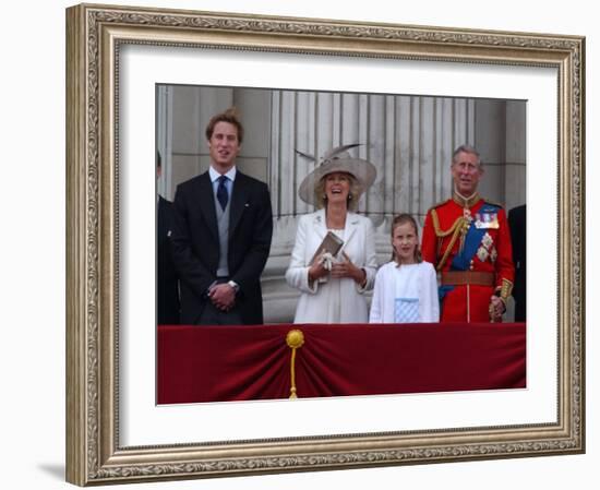 Trooping of the colour June 2005-null-Framed Photographic Print