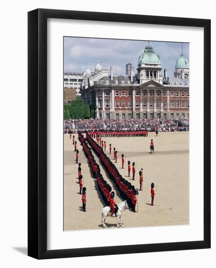 Trooping the Colour, Horseguards Parade, London, England, United Kingdom-Hans Peter Merten-Framed Photographic Print