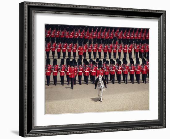 Trooping the Colour, London, England, United Kingdom-Hans Peter Merten-Framed Photographic Print