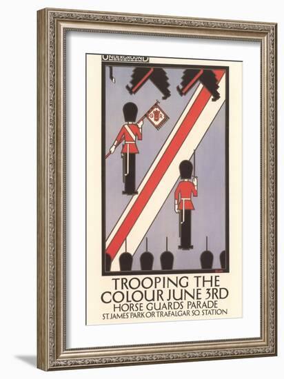 Trooping the Colour Poster-null-Framed Art Print