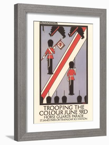Trooping the Colour Poster-null-Framed Art Print