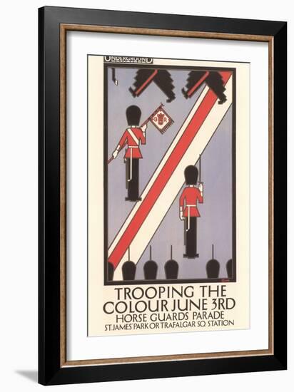 Trooping the Colour Poster-null-Framed Art Print